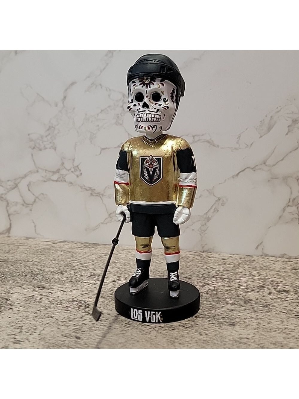 Las Vegas Golden Knights Noche De Los VGK Sugar Skull SGA Bobblehead NHL